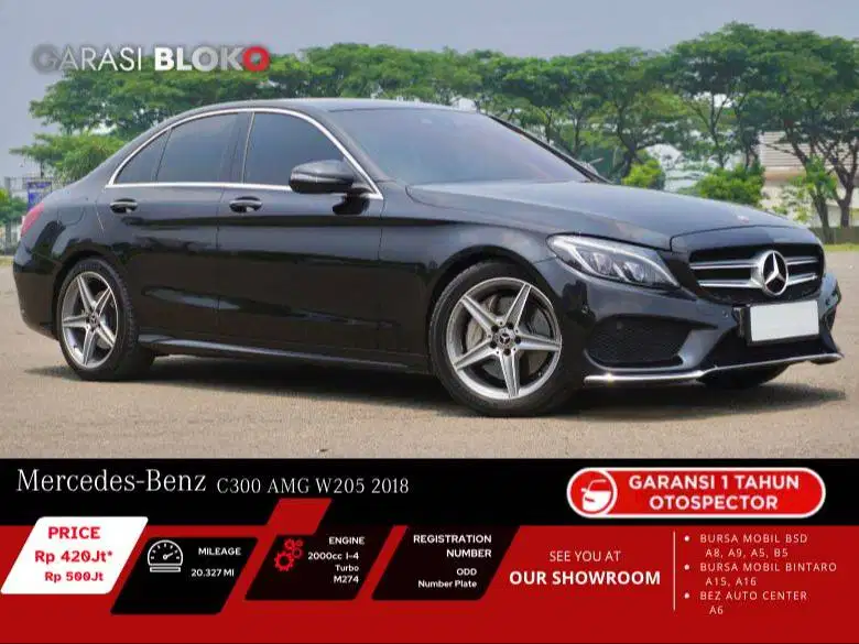 LOW ODO Mercedes Benz C300 W205 AMG 2018