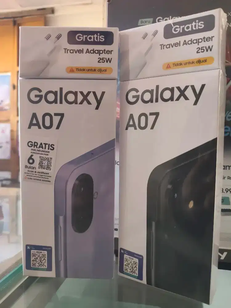 Samsung A07 4GB+4GB/128GB ,Baru,Segel Box,Garansi Resmi,Original