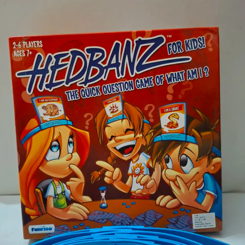 Mainan Edukasi Hedbanz, The Quick Questiin Game of What Am I?