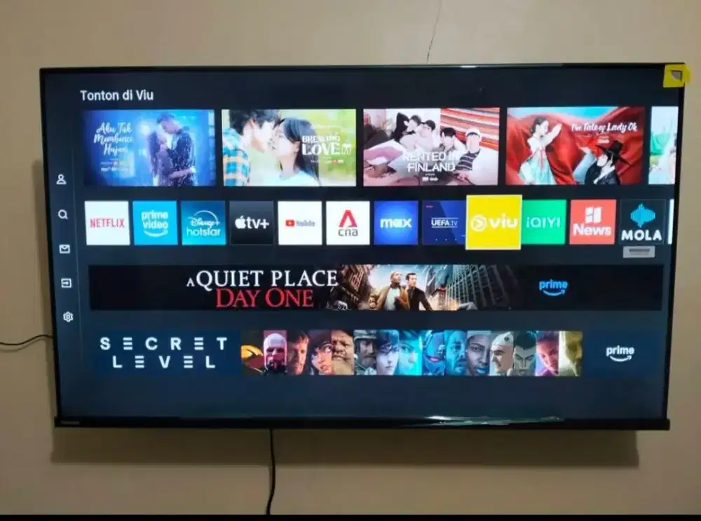 Tv Toshiba 43 in Smart Netflix Baru buka Kotak