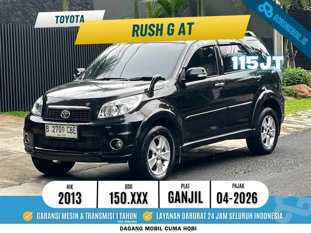 Toyota Rush G Metik 2013 Hitam