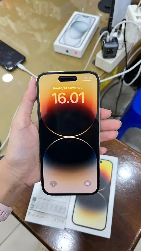 SECOND IPHONE 14 PRO 256 EX IBOX BH 87% LENGKAP