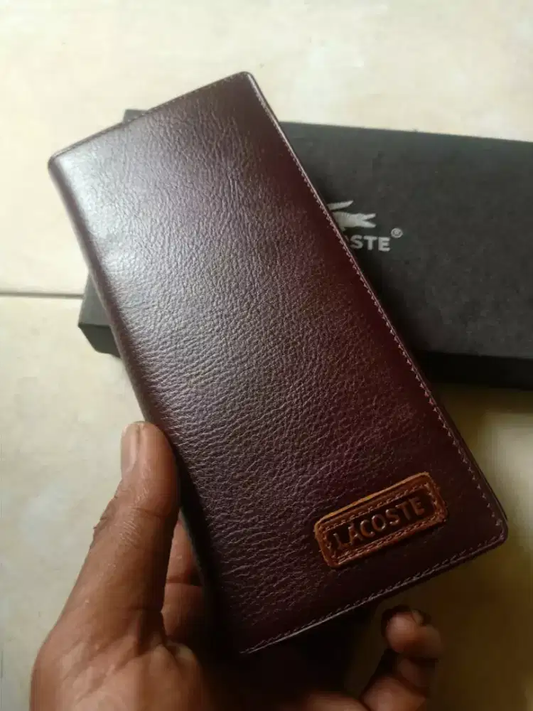 Dompet panjang full kullit Lacoste