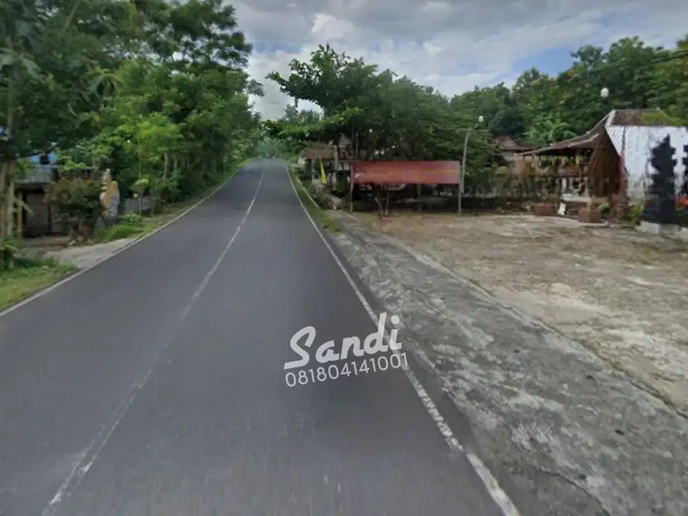 Rumah Makan Tanah Luas 4860 meter dekat RS Panti Rahayu Gunung Kidul