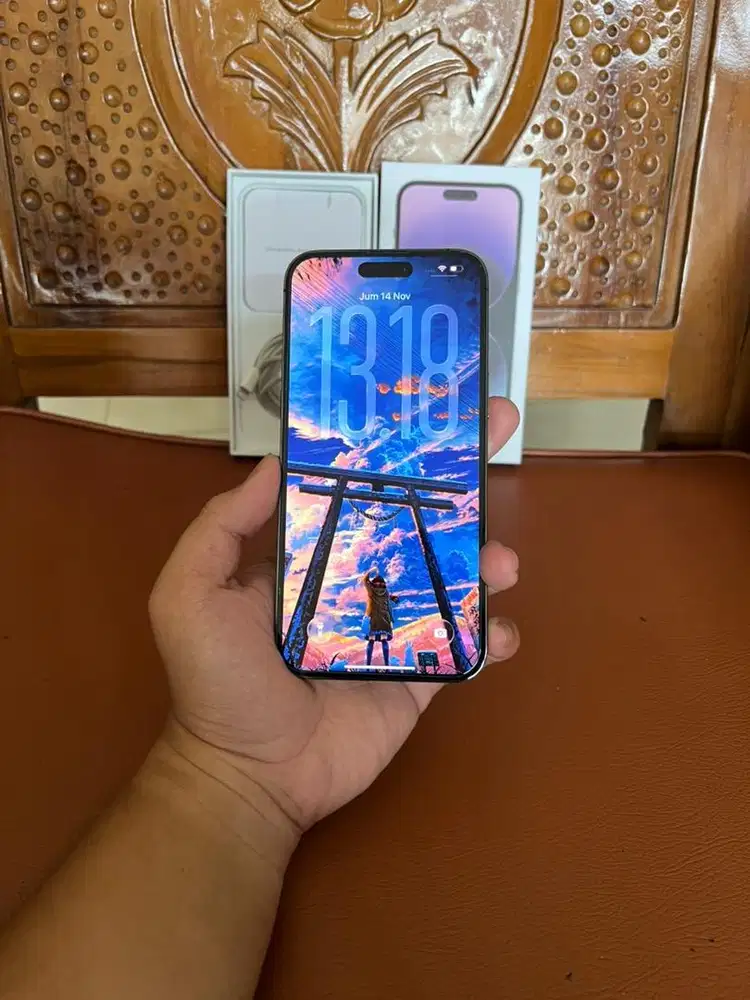 iPhone 14 Pro Max Deep Purple 128 GB Ex Ibox Resmi