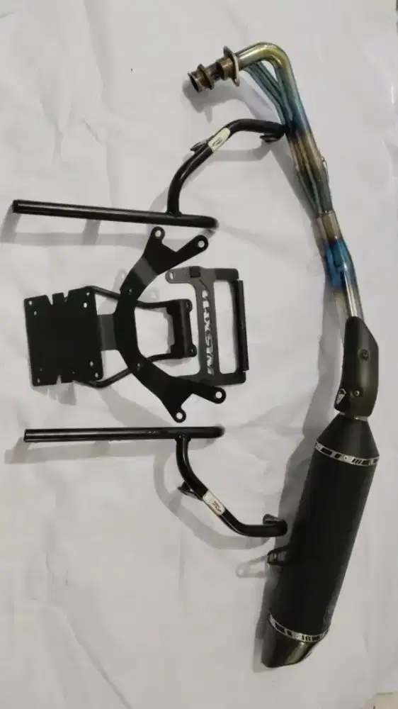 Knalpot + Braket Hp + Braket SHAD + CRASH BAR MAXSYM TL