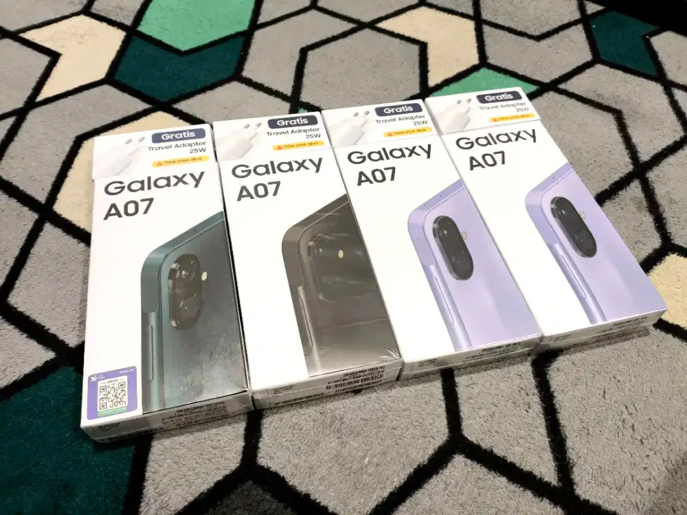 Samsung A07 6/128 New Baru Murah Garansi Resmi 1 Tahun