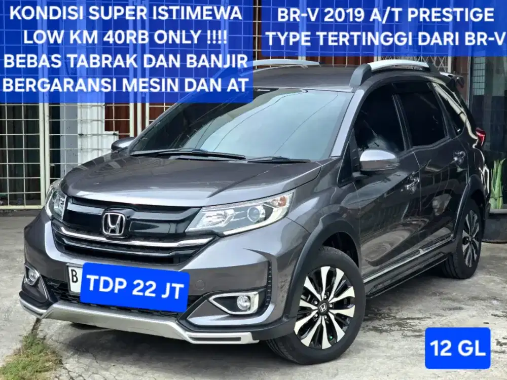 Honda BR-V Brv 2019 Prestige Automatic AT E Model 2018 RS 2020