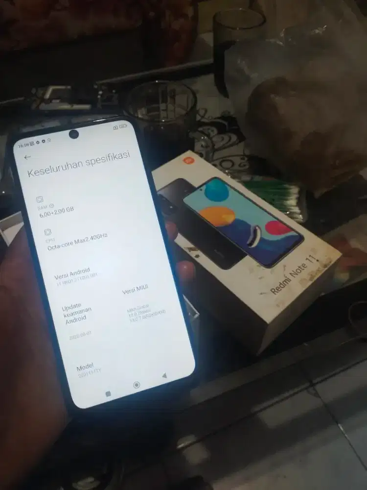 Redmi note 11 6+2/128 Nfc Fullset