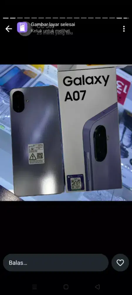 Samsung A07 4/64 black