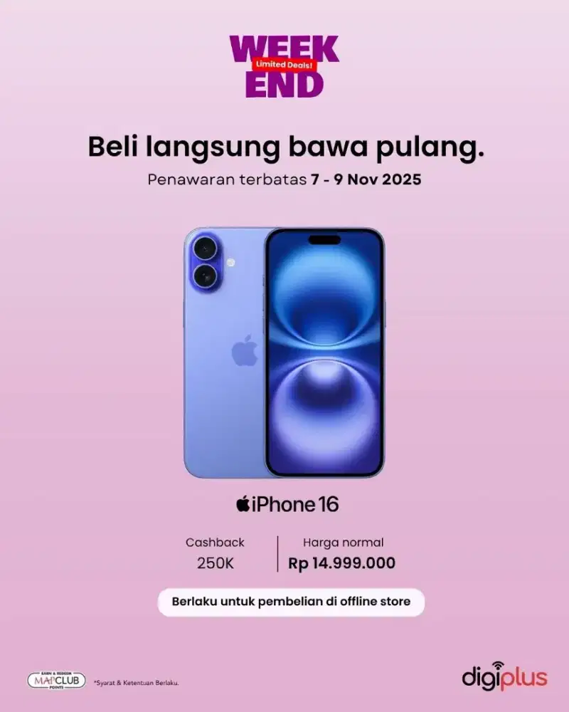 PROMO IPHONE 16 BASIC CICILAN