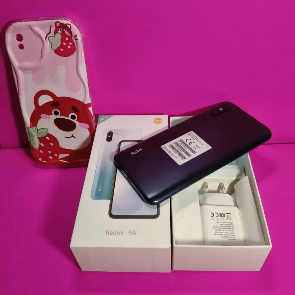 Redmi 9A ram 3/32 4g Lte segel mulus bgt normal siap pke