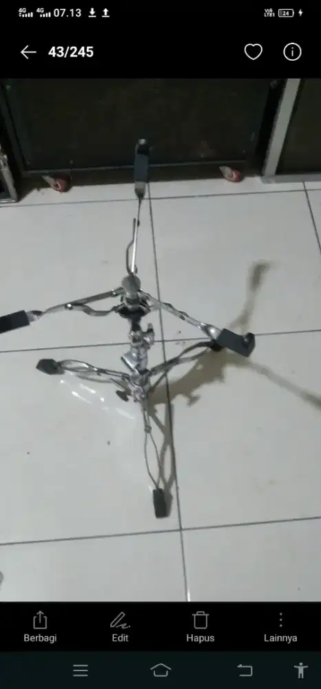 Sten sner drum pipa besar kokoh