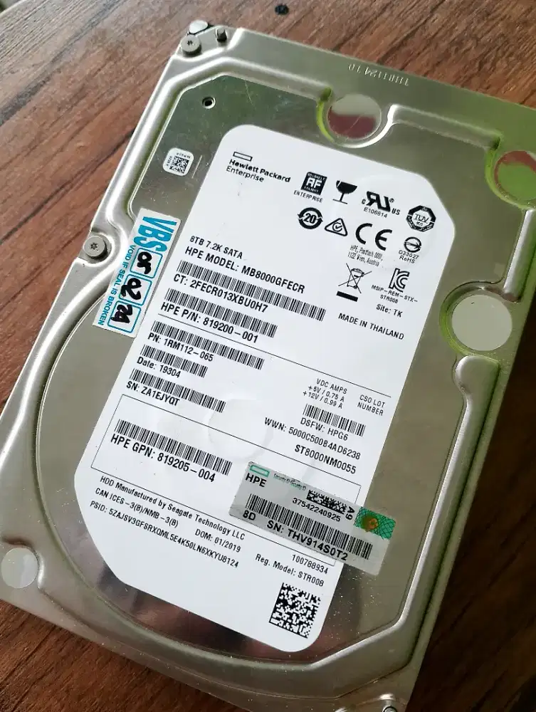 HDD 8TB sentinel 100%