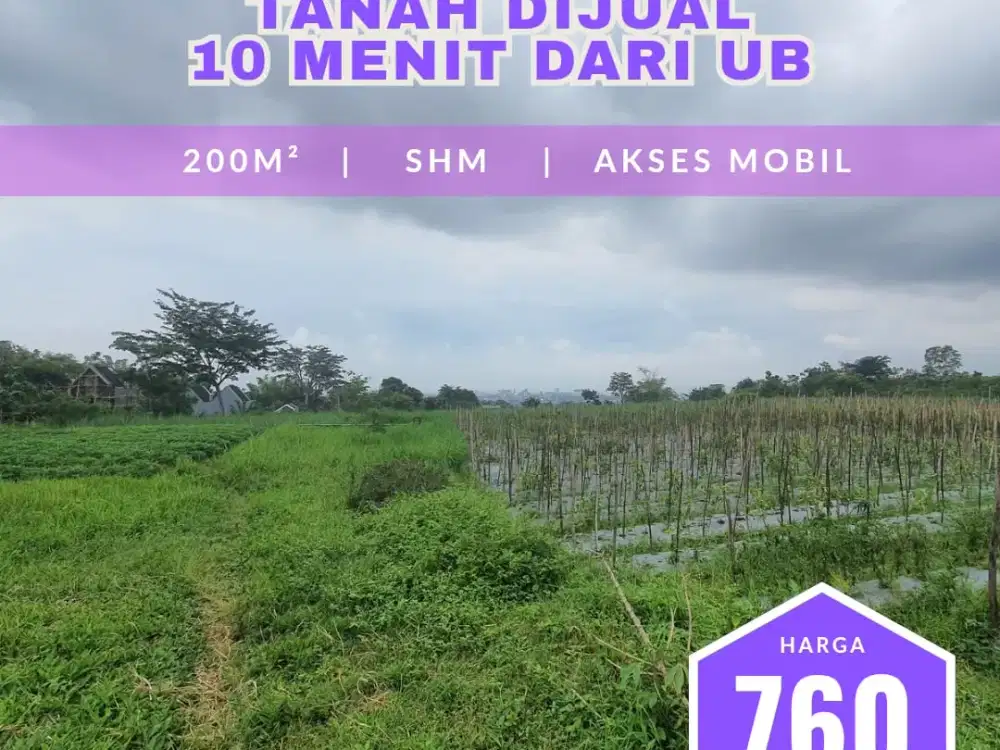 Joyoagung Malang: Tanah Investasi Prospektif, Akses Lebar Mobil