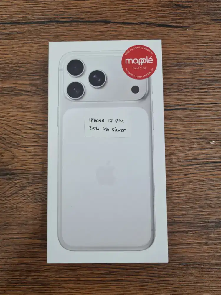 Iphone 17 promax 256gb ready silver orange jual cepet !!