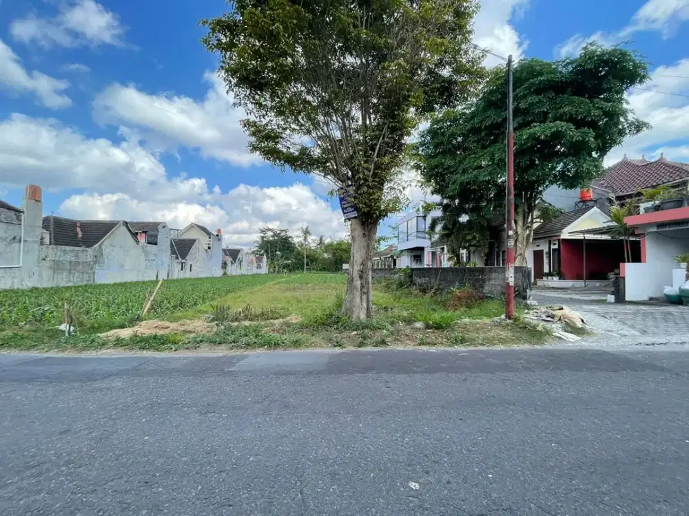 Di Jual Tanah Strategis, Prospektiv View Sawah Area dekat kampus UII,Pasar rejodani