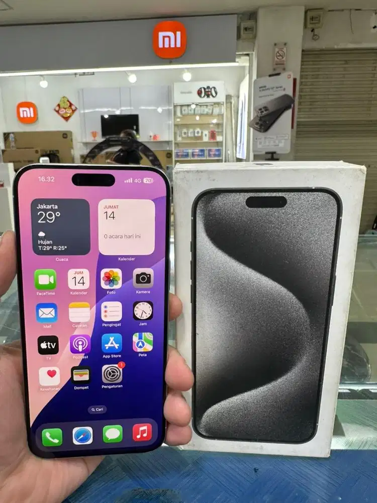 iPhone 15 Pro Max 512 iBox mulus Fullset