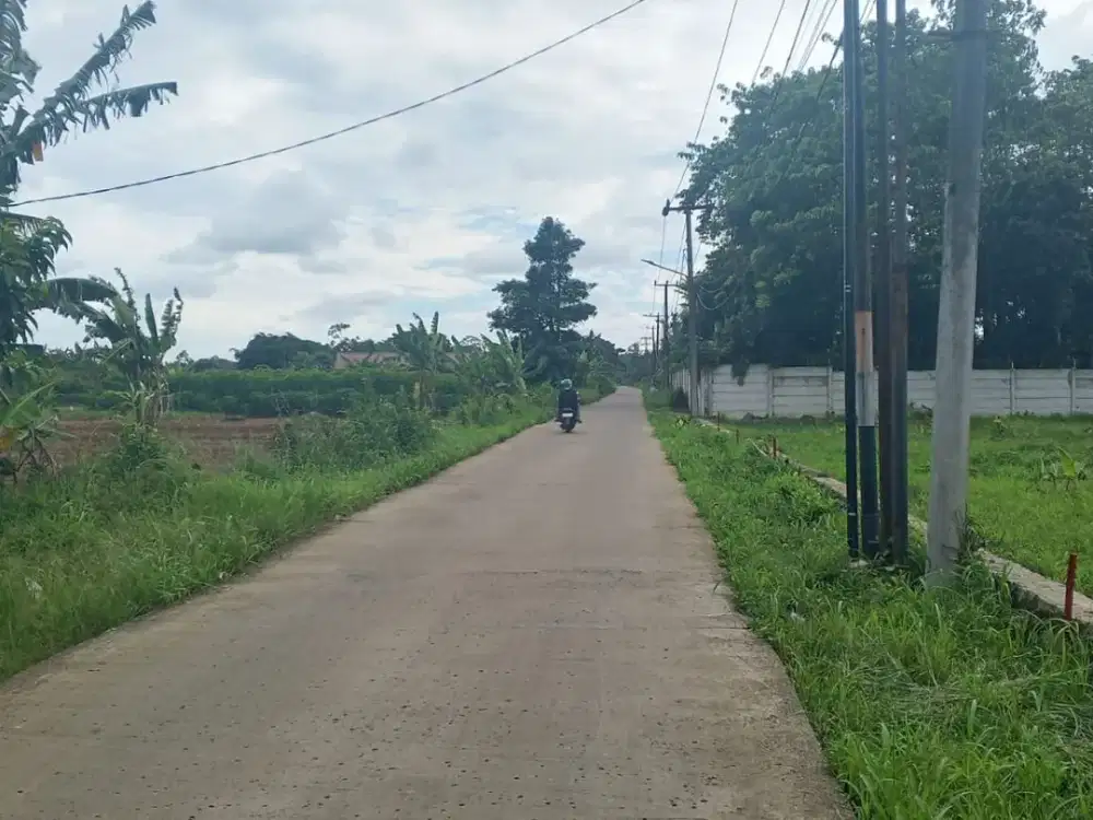 Dijual Murah 1 Jutaan Permeter Tanah Kavlng SHM Dekat Stasiun Jatake