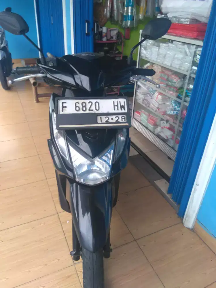 Honda beat cw fi stater halus plat F Bogor