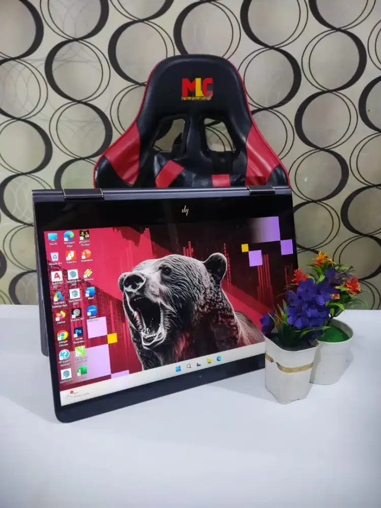 HP Spectre x360 Core i7 Ram 16/256gb Ssd Siap Pakai COD