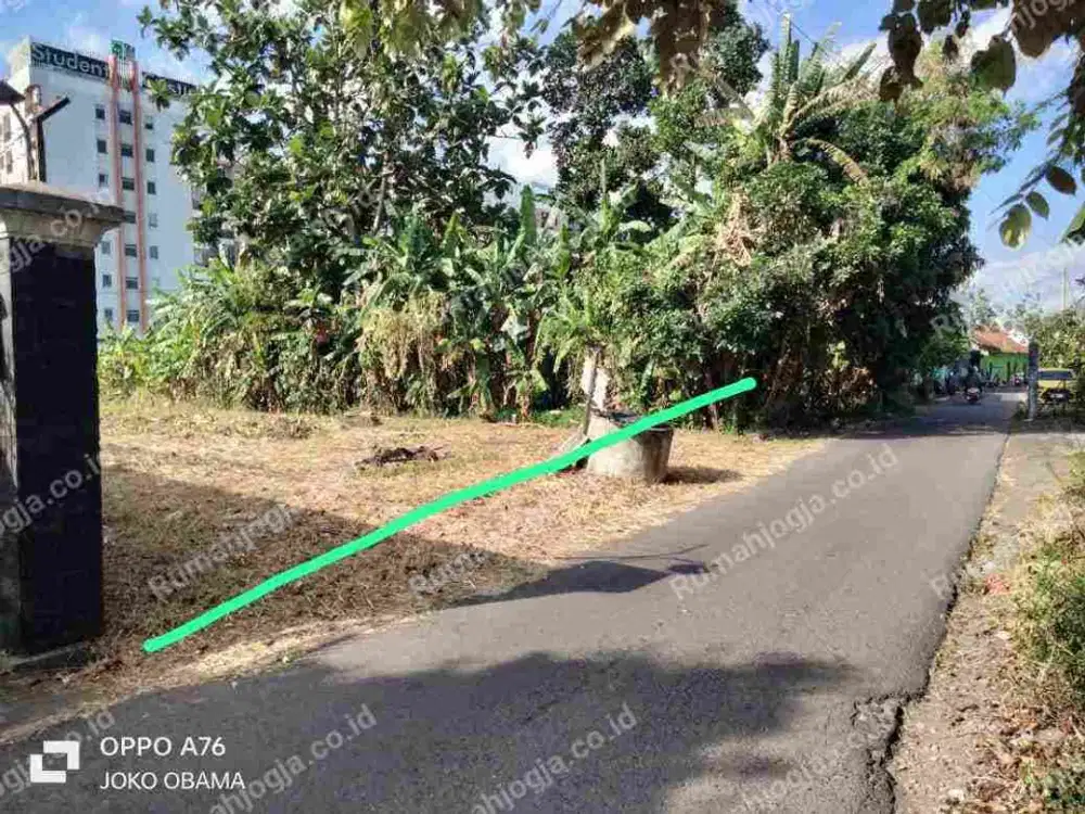 tanah samping apartement student custle seturan cocok kost ekslusif