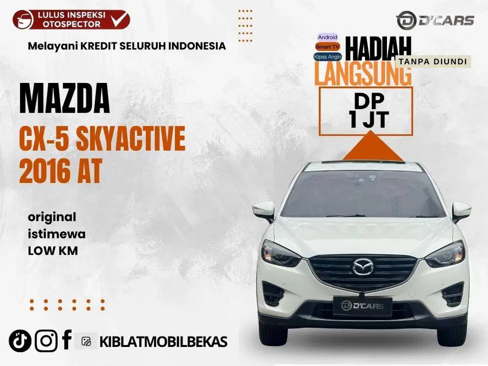 MAZDA CX-5 GT 2016 MATIC LOW KM ISTIMEWA DAPET I PHONE 16