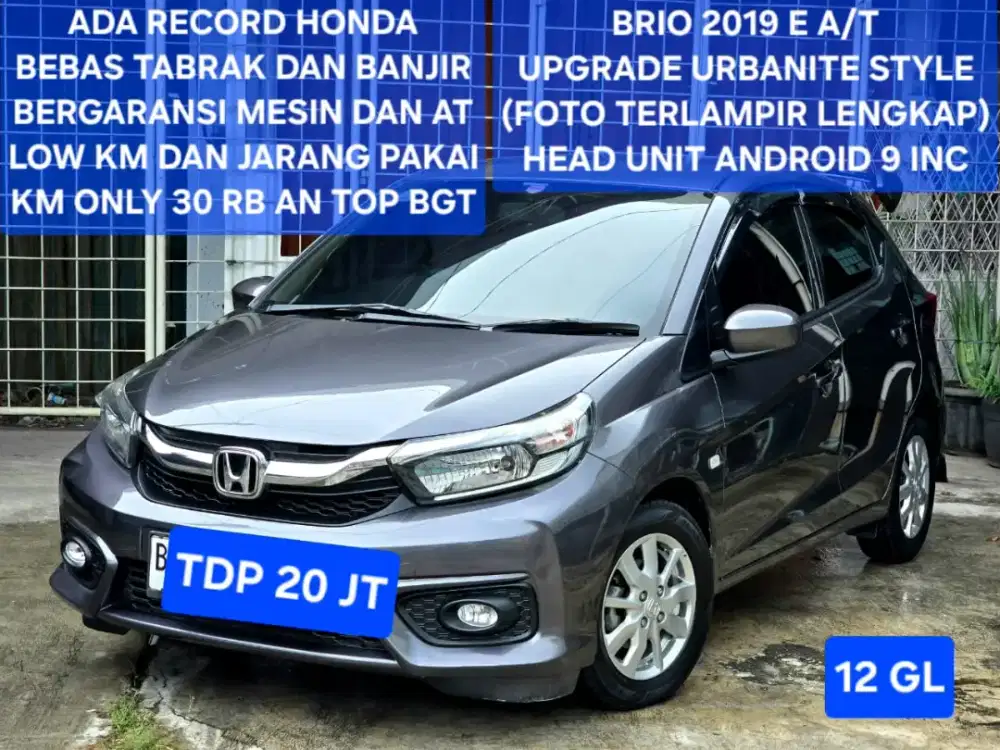 Honda Brio E 2019 Automatic AT model 2020 satya 2018 RS S