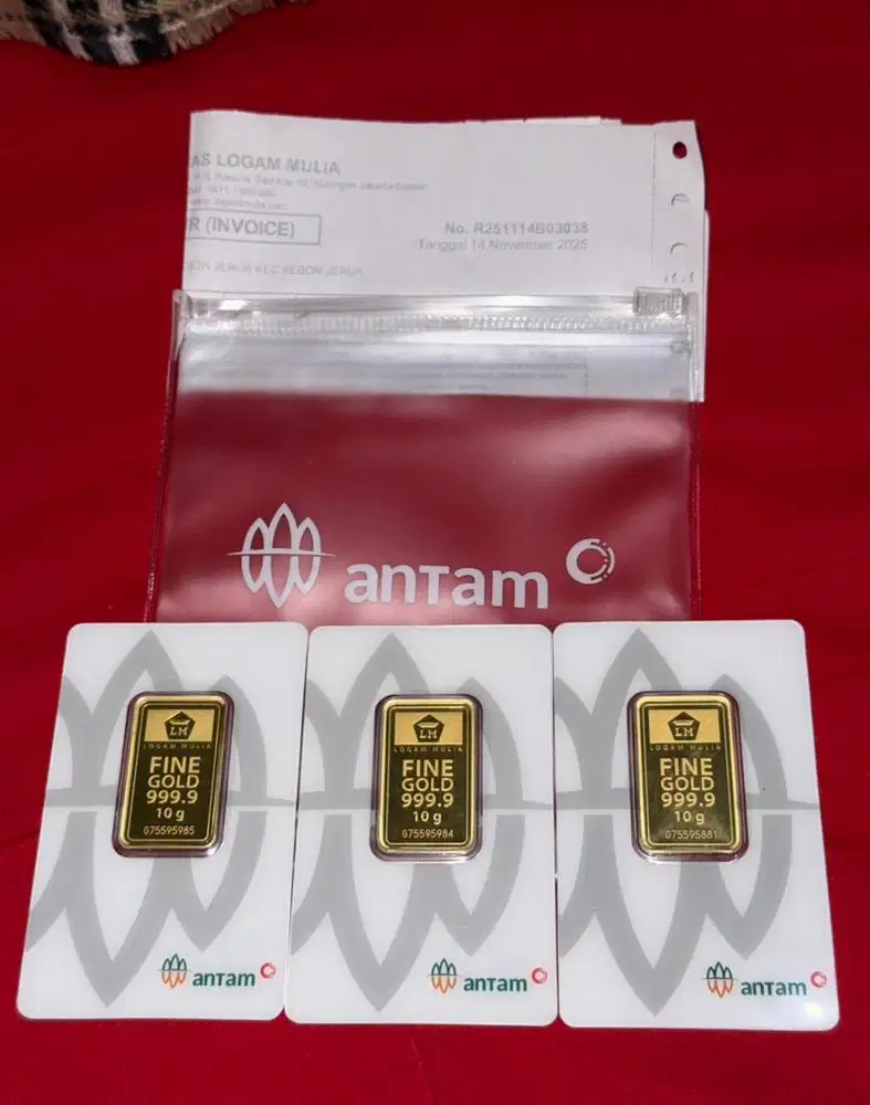 ANTAM 10 GRAM BARU BELI TADI PAGI