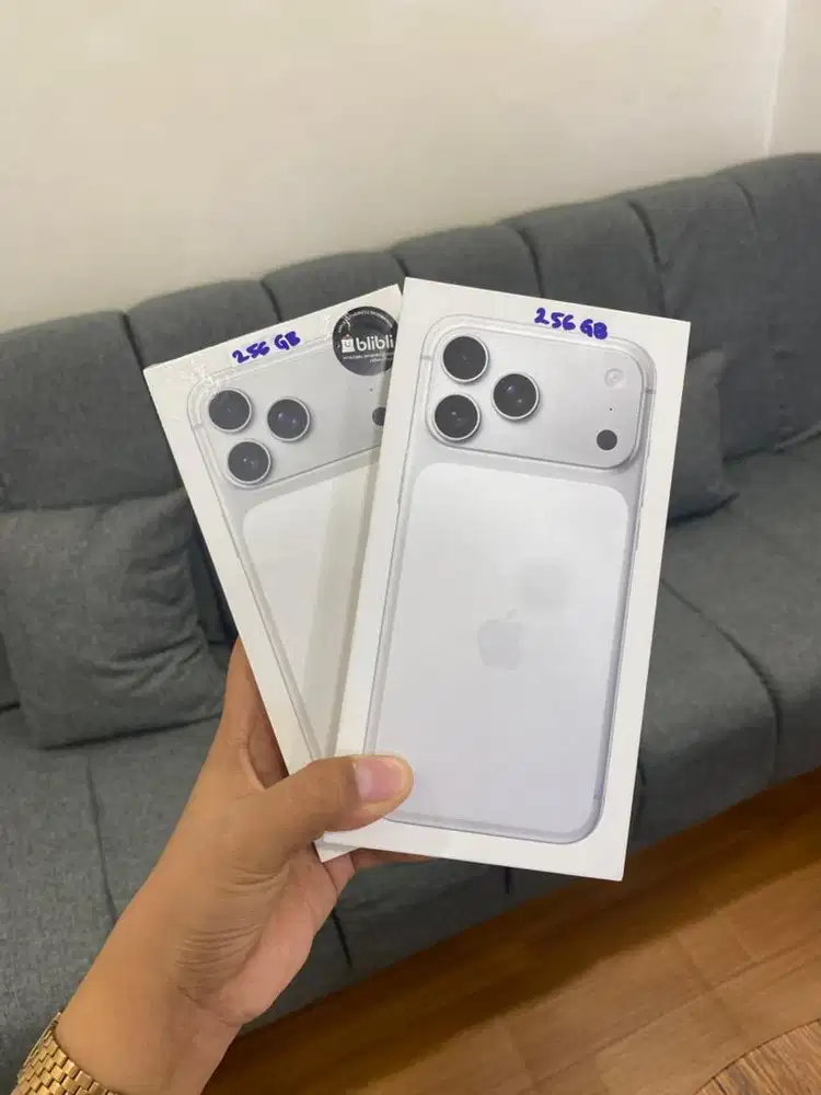 IPHONE 17 PRO MAX 256 SILVER NEW RESMI