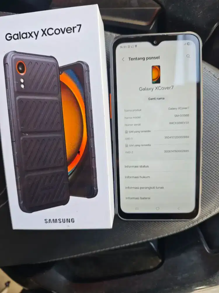 Samsung X Cover 7 6/128 Resmi lngkp ori anti air dan banting bs TT
