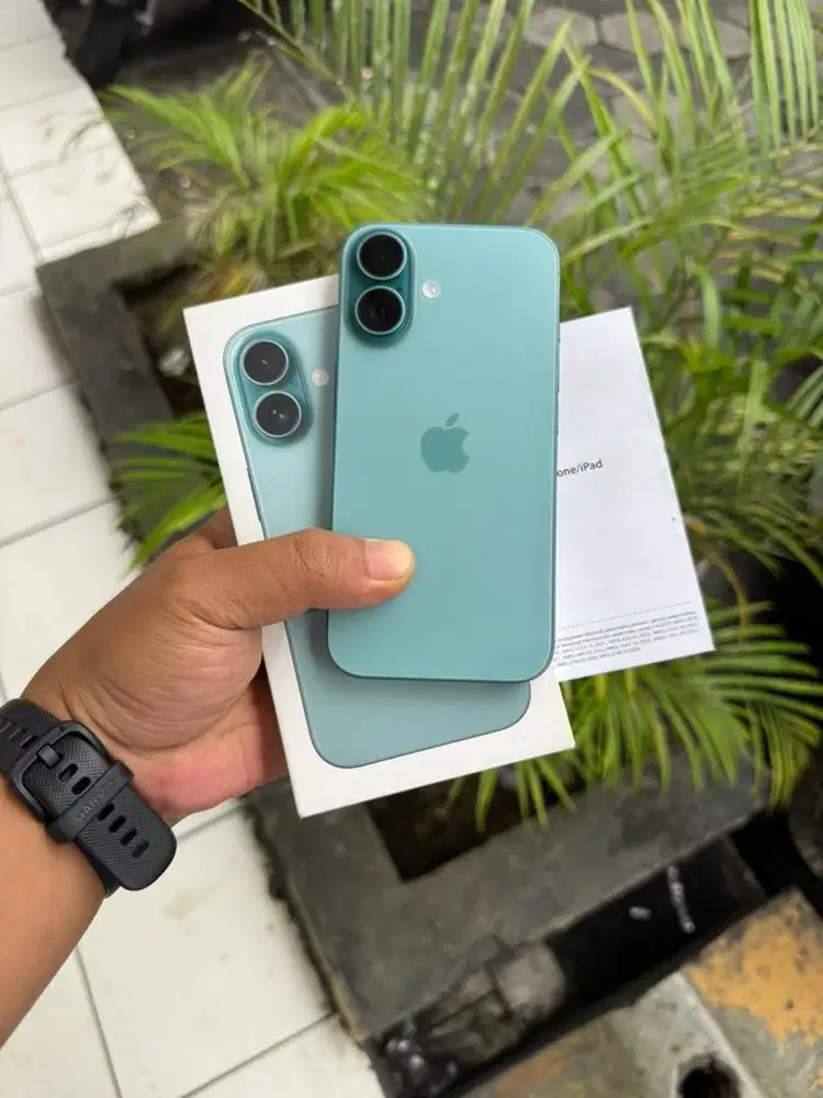 Iphone 16 128 teal ibox resmi garansi on