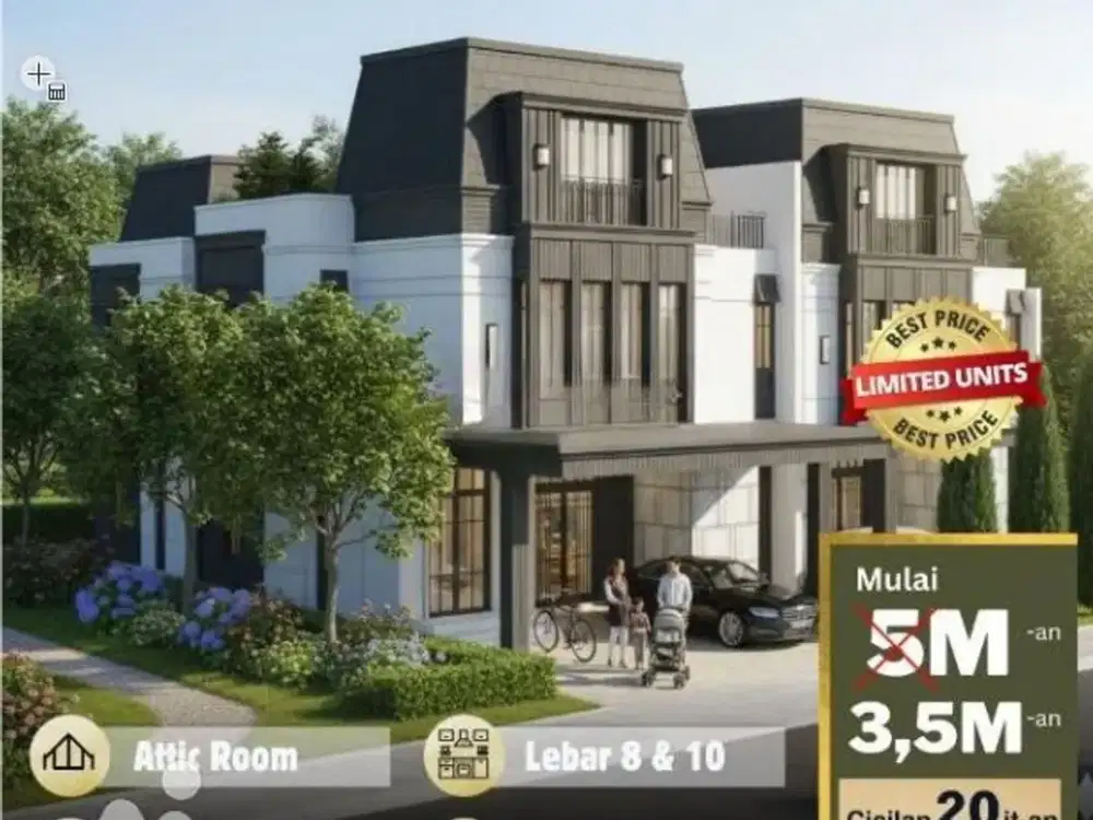 Altadena Gading Serpong! Dijual Premium Rumah Elegant, Access Toll Mudah, Dekat pusat kuliner