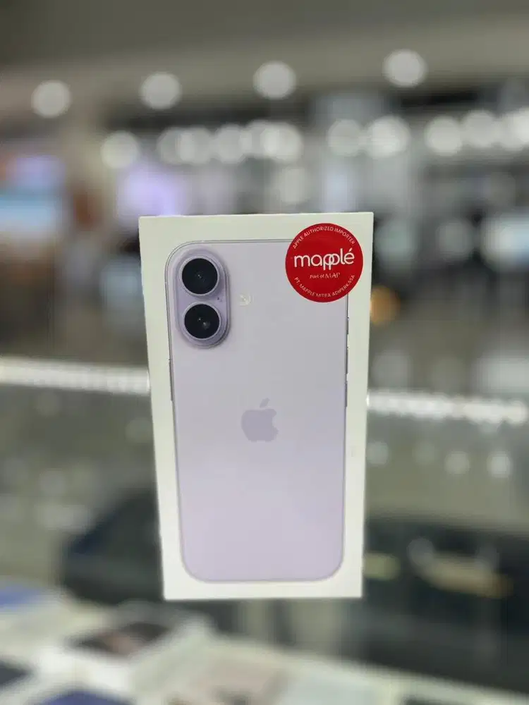 Iphone 17 256Gb new Lavender Garansi resmi 1 tahun , bisa tukar tambah