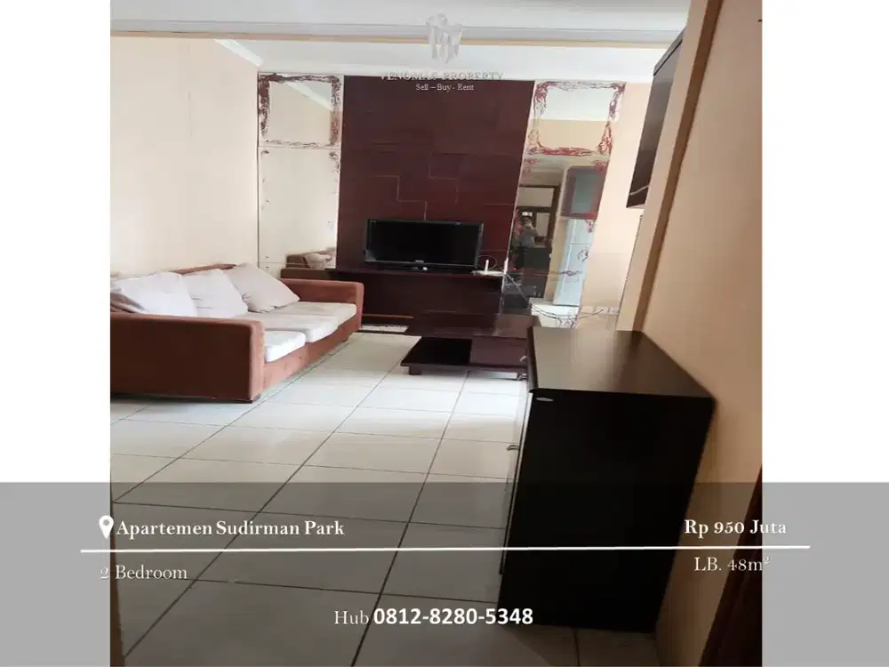 Dijual Apartement Sudirman Park 2BR Full Furnished Tower B