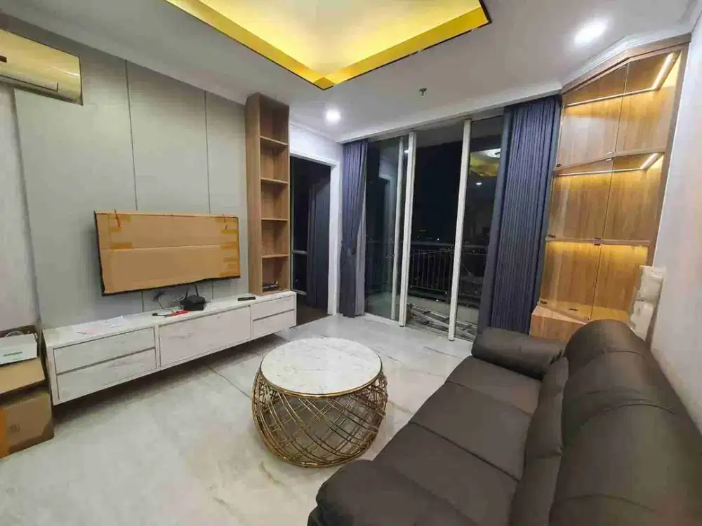 jual cepat apartemen mewah ancol mansion 1br full furnish siap huni