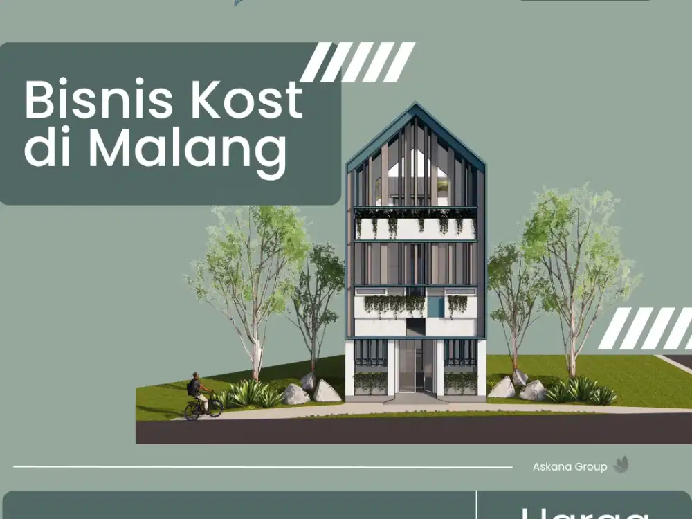 Bisnis Kost Pasti Cuan! Rumah Kost Premium Samping Kampus UMM 3 Malang