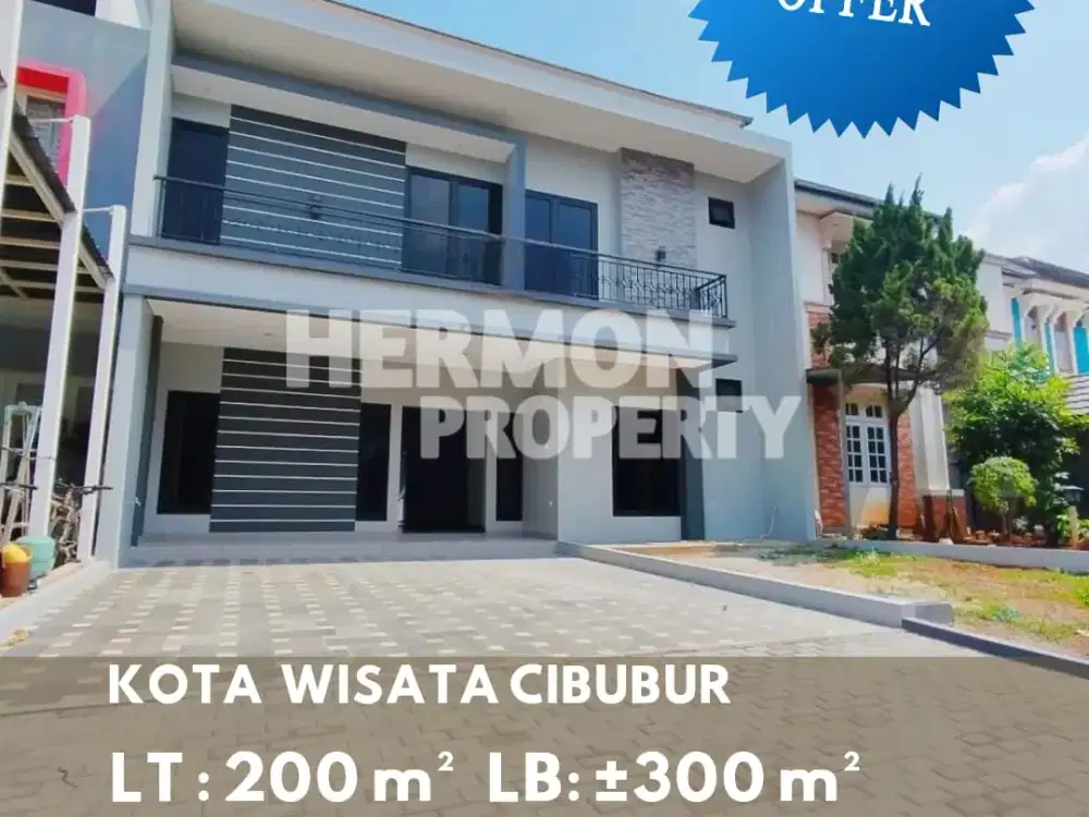 Rumah Impian Bangunan Luas , Renovasi Total seperti Rumah Baru di Kota Wisata cibubur