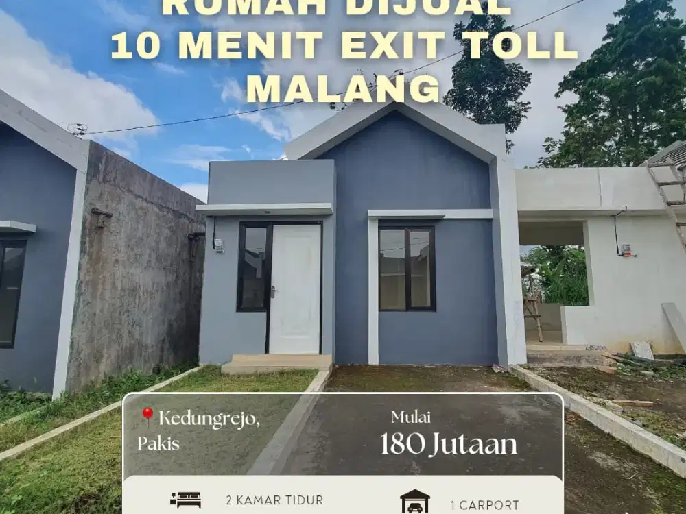 Rumah Siap Bangun di Kedungrejo, Lokasi Strategis Harga Terjangkau