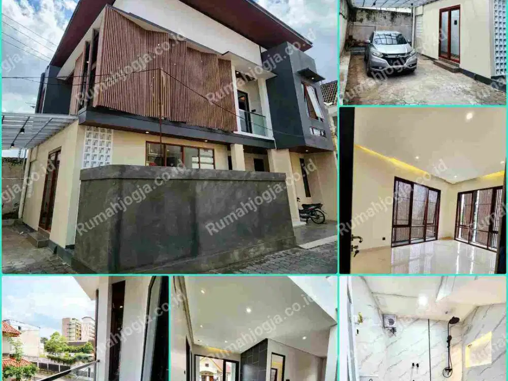 rumah 2 lantai di perumahan seturan area kampus UPN YKPN