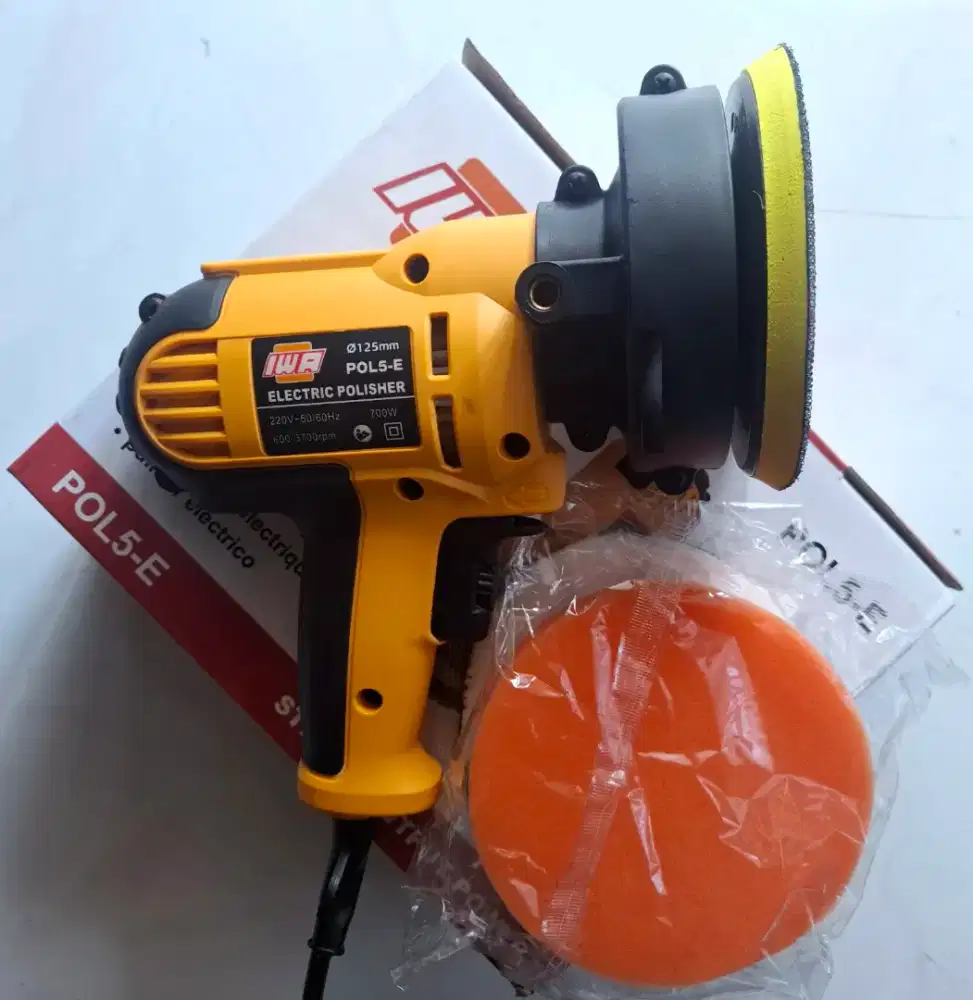 New polisher Mesin poles 5inch rabin body mobil / motor dan amplas dll