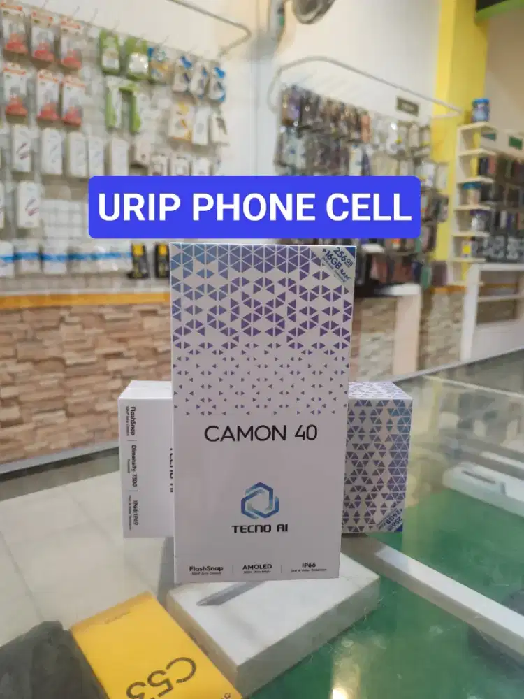 Tecno Camon 40 8/256 Promo+bonus cash & credit garansi Resmi