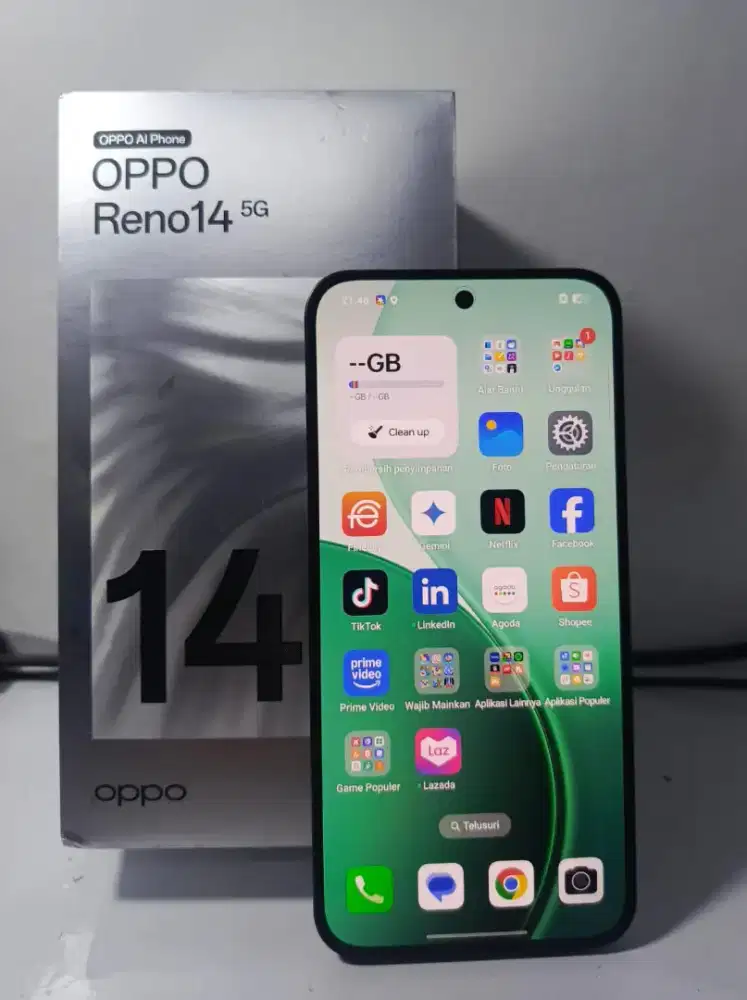 OPPO RENO 14 5G RAM 12+12/256GB ORIGINAL MULUS NOMINUS LIKE NEW

GARAN