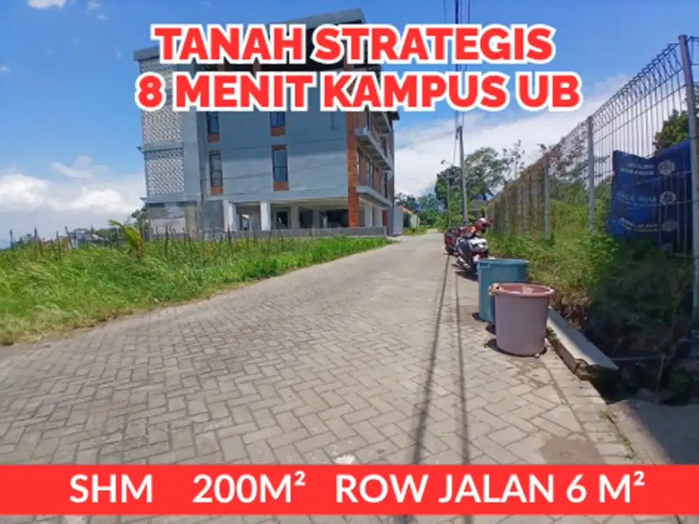 Tanah Kavling Merjosari 8 Menit ke Kampus UB