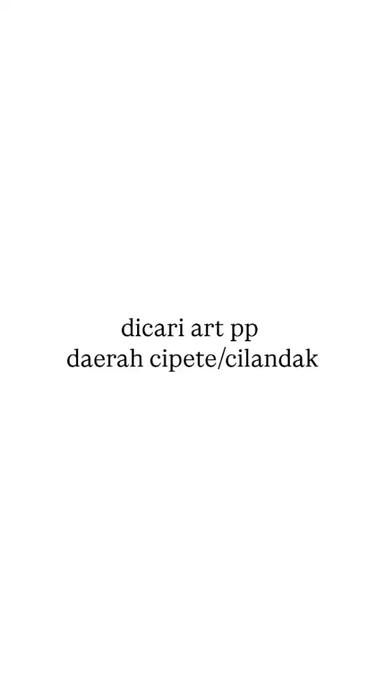 di butuhkan art pp