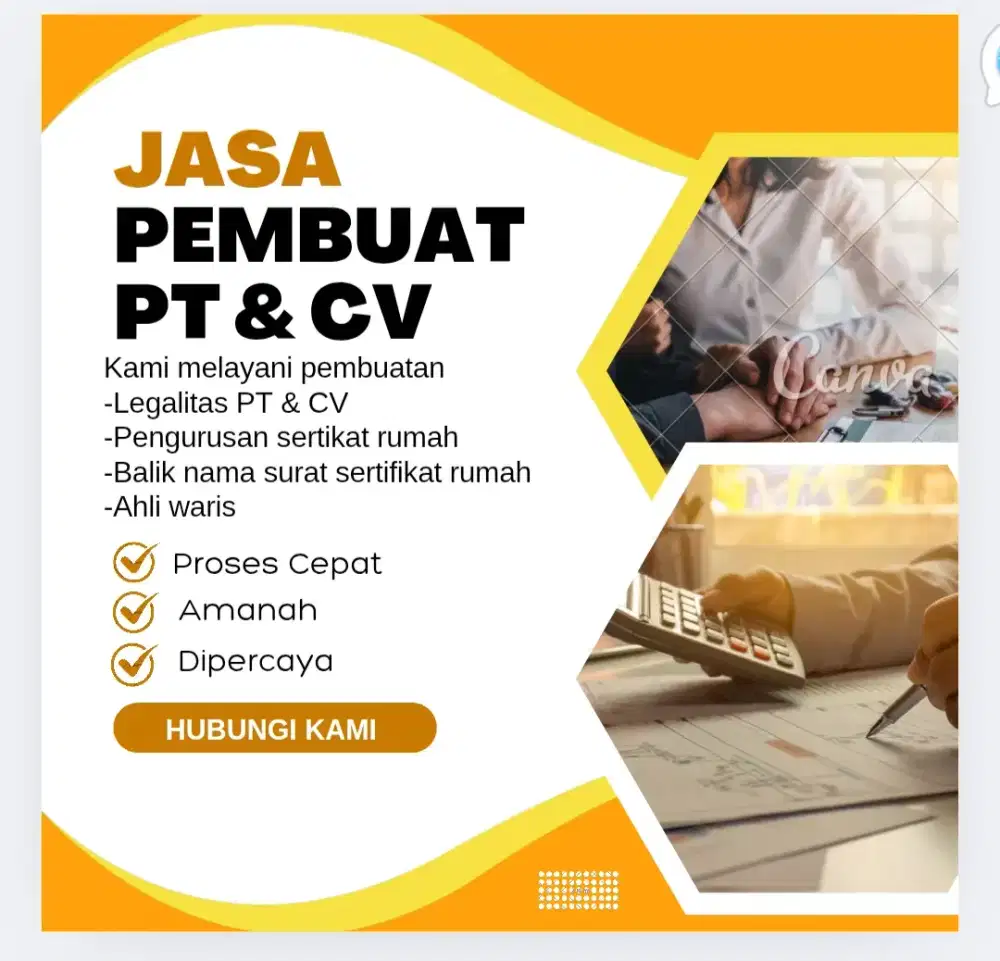 JASA PEMBUATAN PT & CV