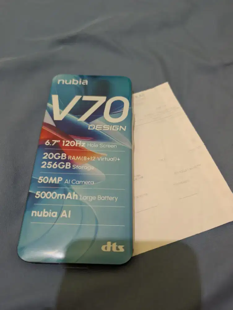 Nubia V70 RAM 8GB+12GB INTERNAL 256GB