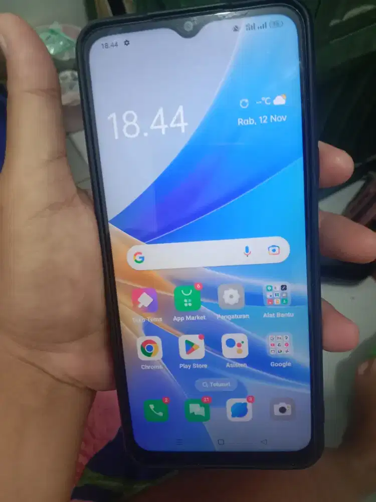 Jual hp oppo a17 hp sofcase no minus msh mulus