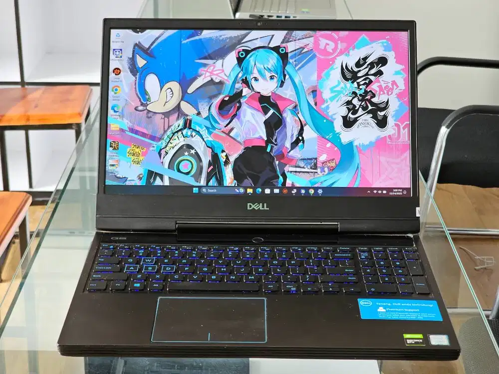 DELL G5 5590 intel Core i5 Gen 9 Nvidia GTX 1650 4 GB Lampu Keyboard