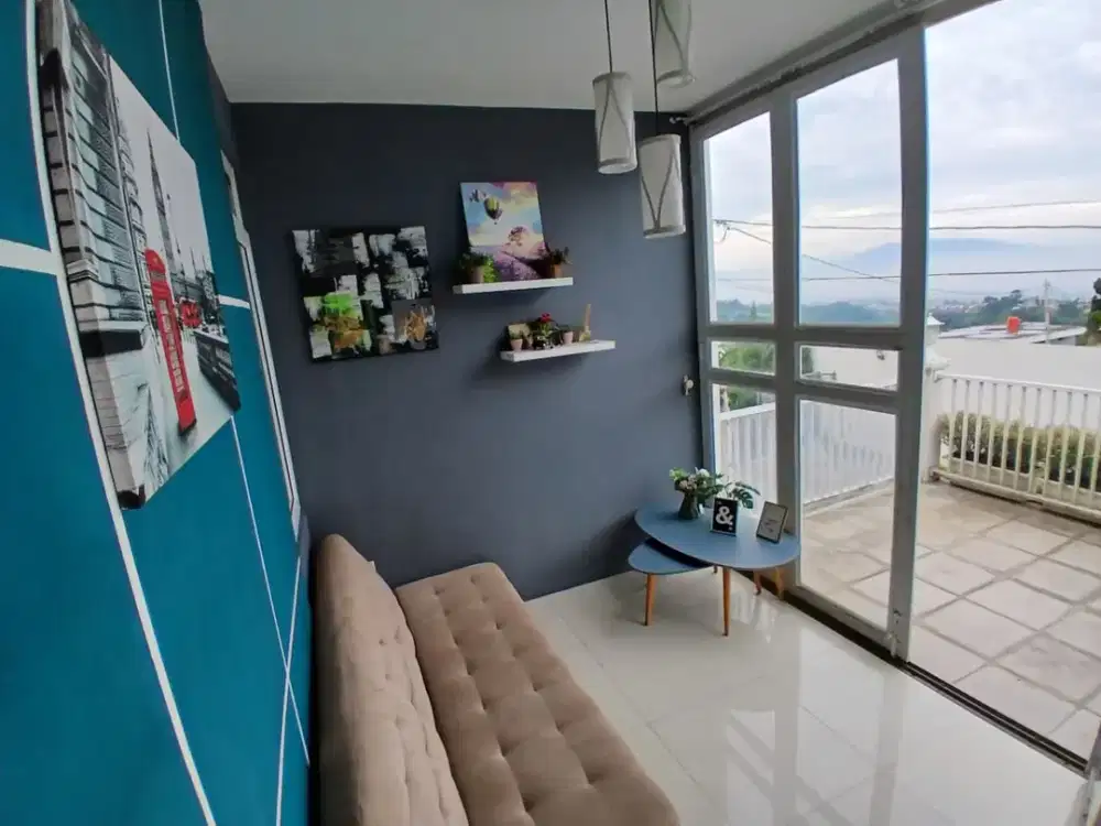 Rumah View Gunung Cantik serasa tinggal di Villa tiap hari di Sariwangi Bandung Utara dijual